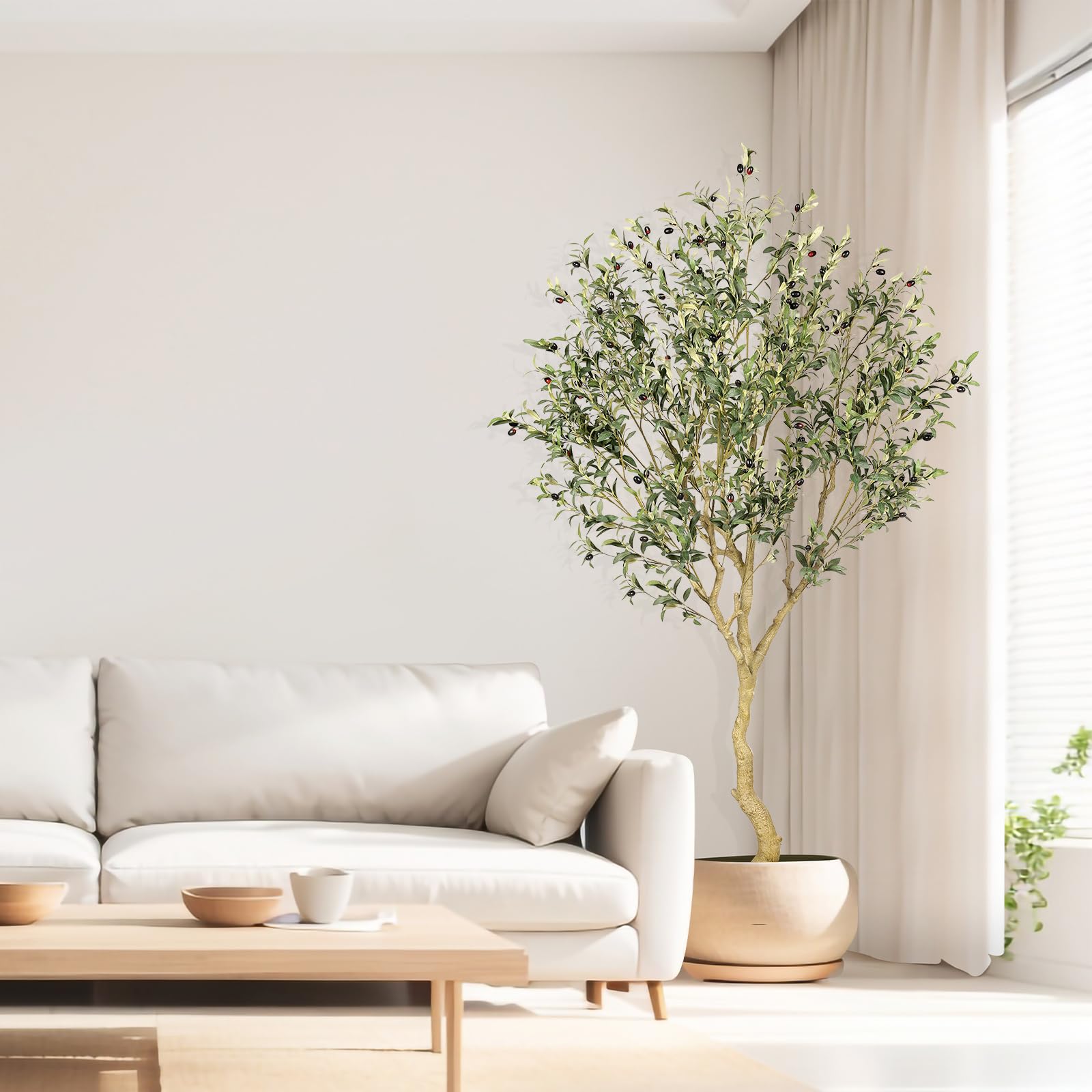 REALEAD olive tree assembly and branches showing adjustable shaping benefit