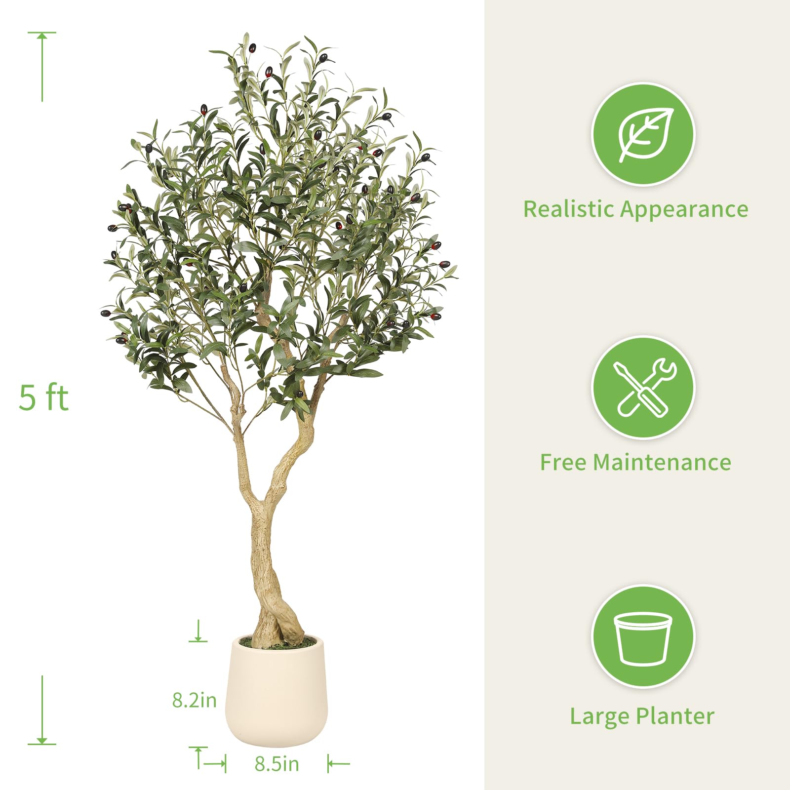 REALEAD leaf close-up highlighting lifelike texture and natural color variation benefit