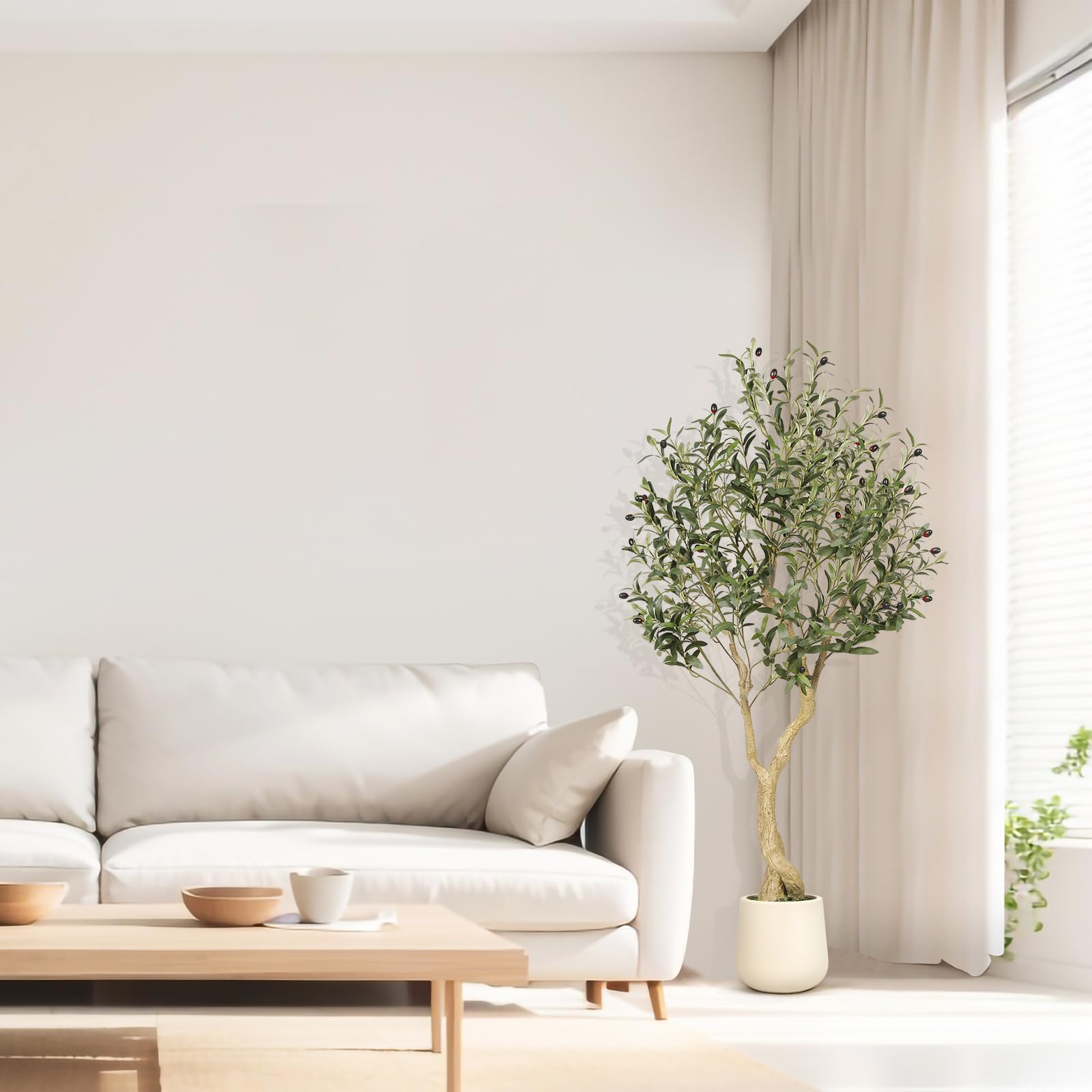 REALEAD close-up of white exquisite planter showing textured finish and stable base