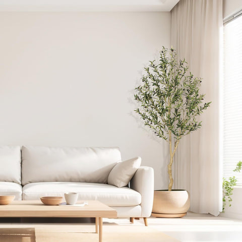 REALEAD olive tree trunk detail highlighting textured bark benefit: natural appearance