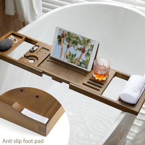 Realgulf side view showing silicone grip pads that stabilize and protect tub