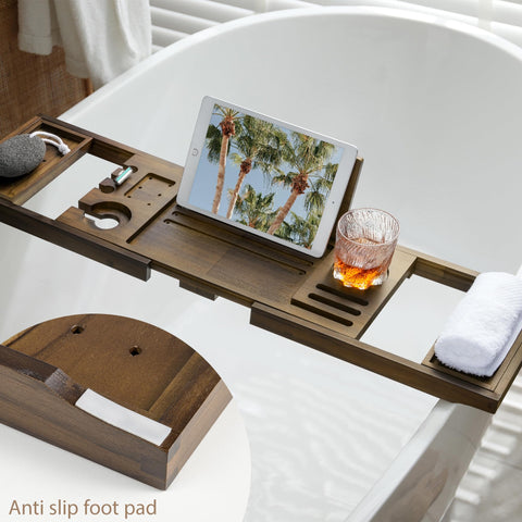 RealGulf tray expanded on tub demonstrating stable grip benefit