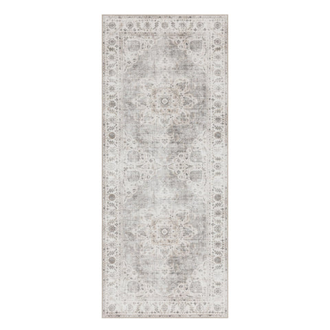 ReaLife Rugs padded backing detail showing thin grip for added floor stability