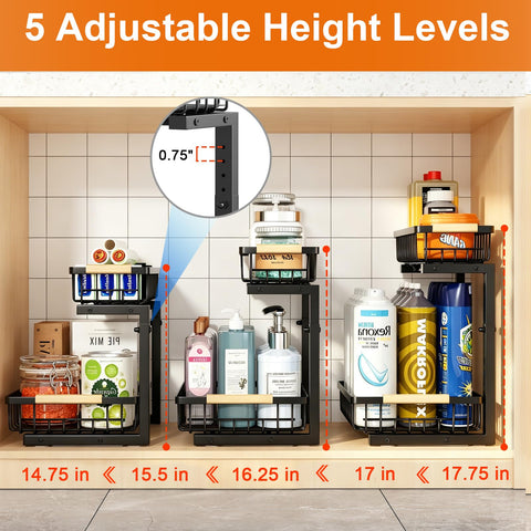 REALINN adjustable height mechanism demonstrating five setting flexibility