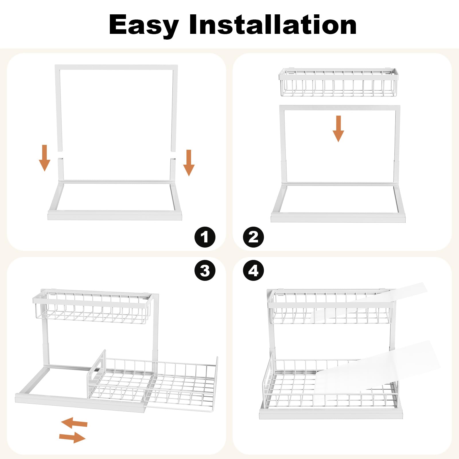 REALINN size comparison with tape measure showing compact footprint for cabinets