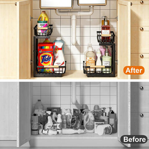 REALINN dual suction cups and nano tape holding organizer steady without drilling