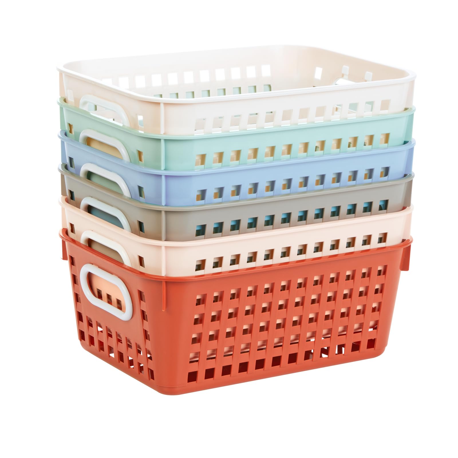 Really Good Stuff front view of six-color basket pack showing organized storage benefit