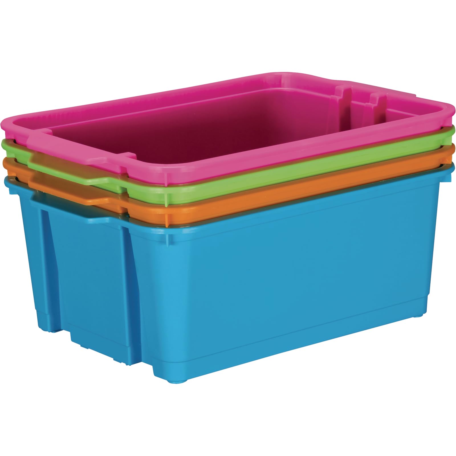 Really Good Stuff front view open bin shows clear access and fast retrieval
