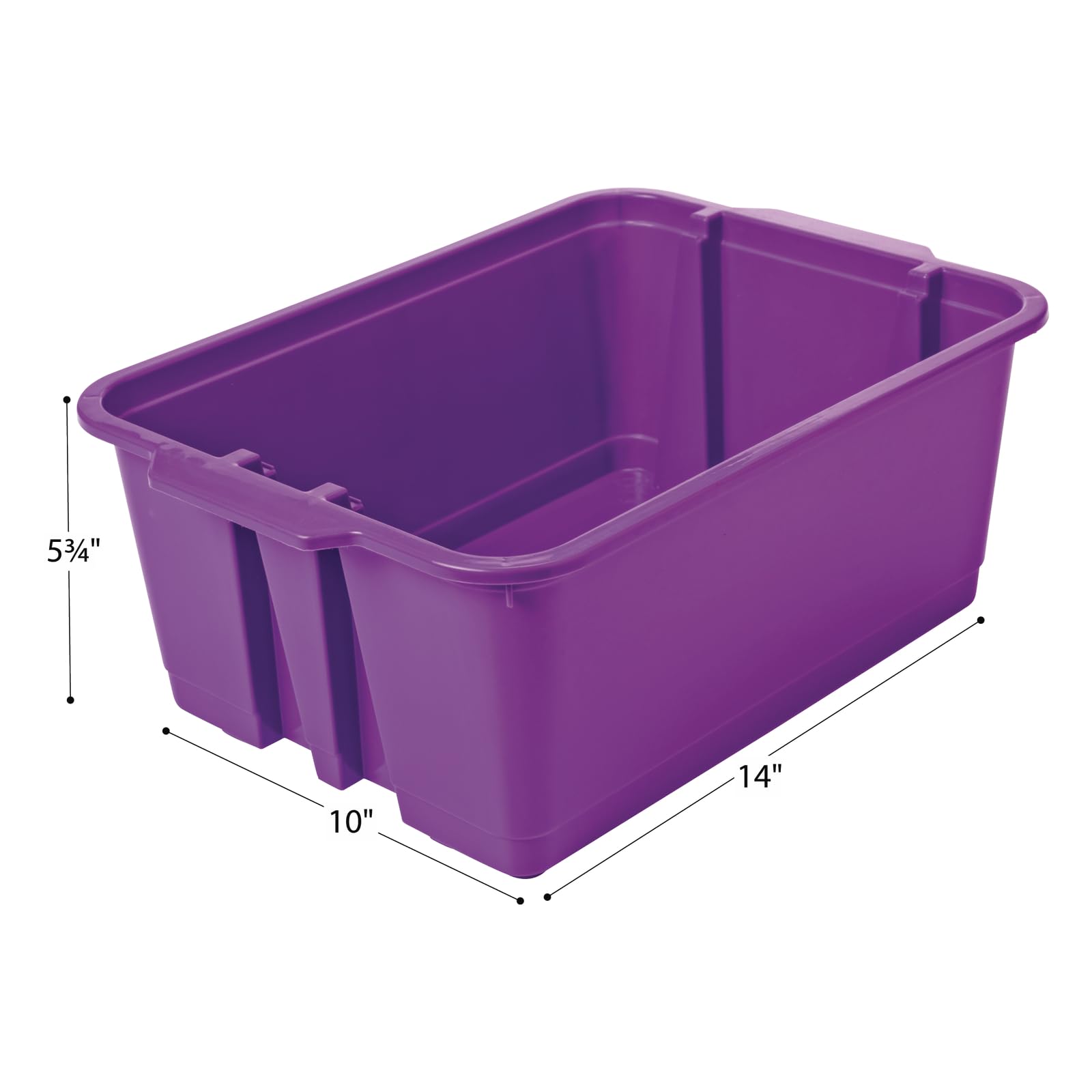 Really Good Stuff bins arranged in classroom conveying simplified daily routines