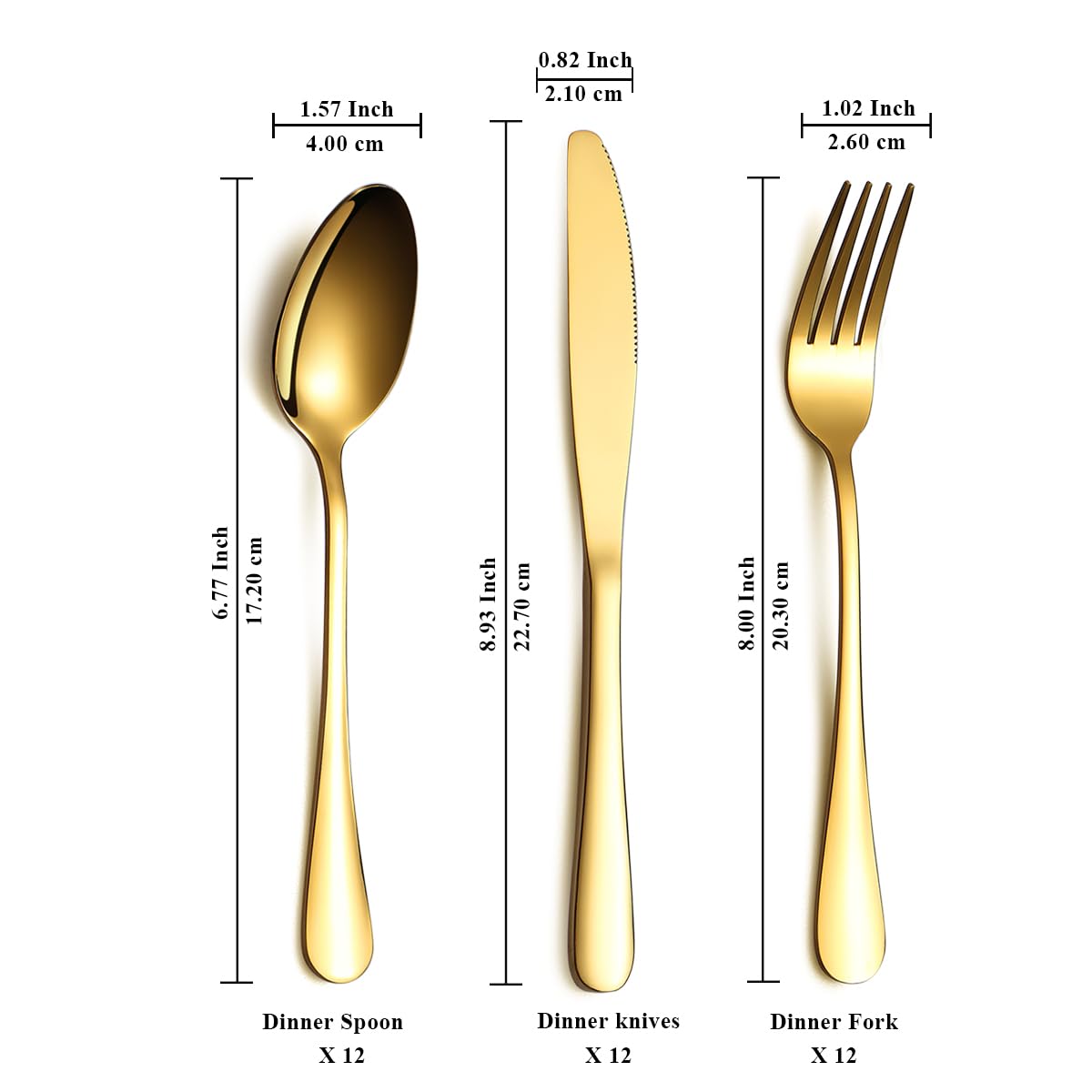 ReaNea gold fork close-up highlights smooth finish and durability