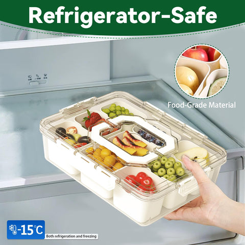 REBECAT close-up of lid snap and handle showing secure transport benefit