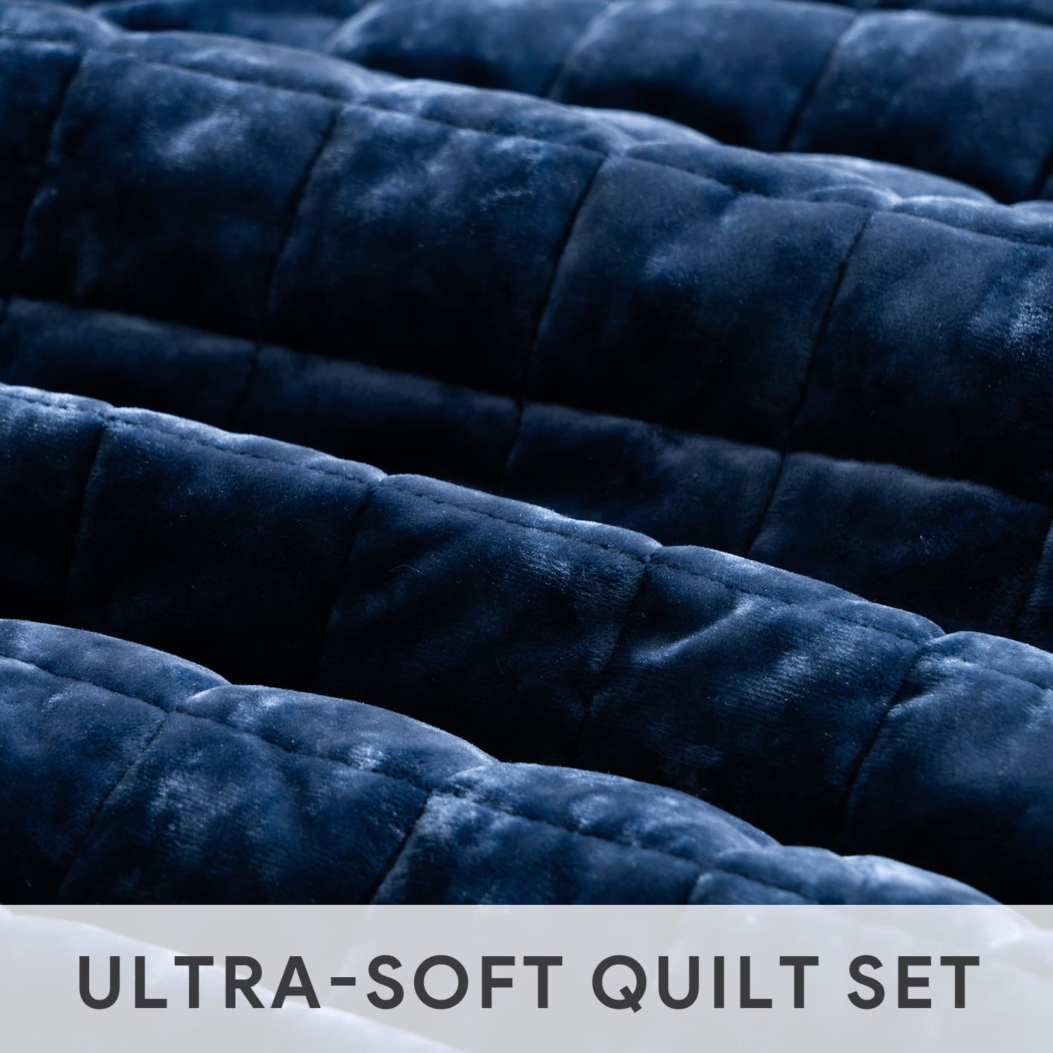RECYCO quilt on styled bedroom bed showing how it elevates decor