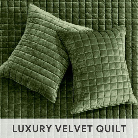 RECYCO styled bedroom setting showing quilt enhancing room decor