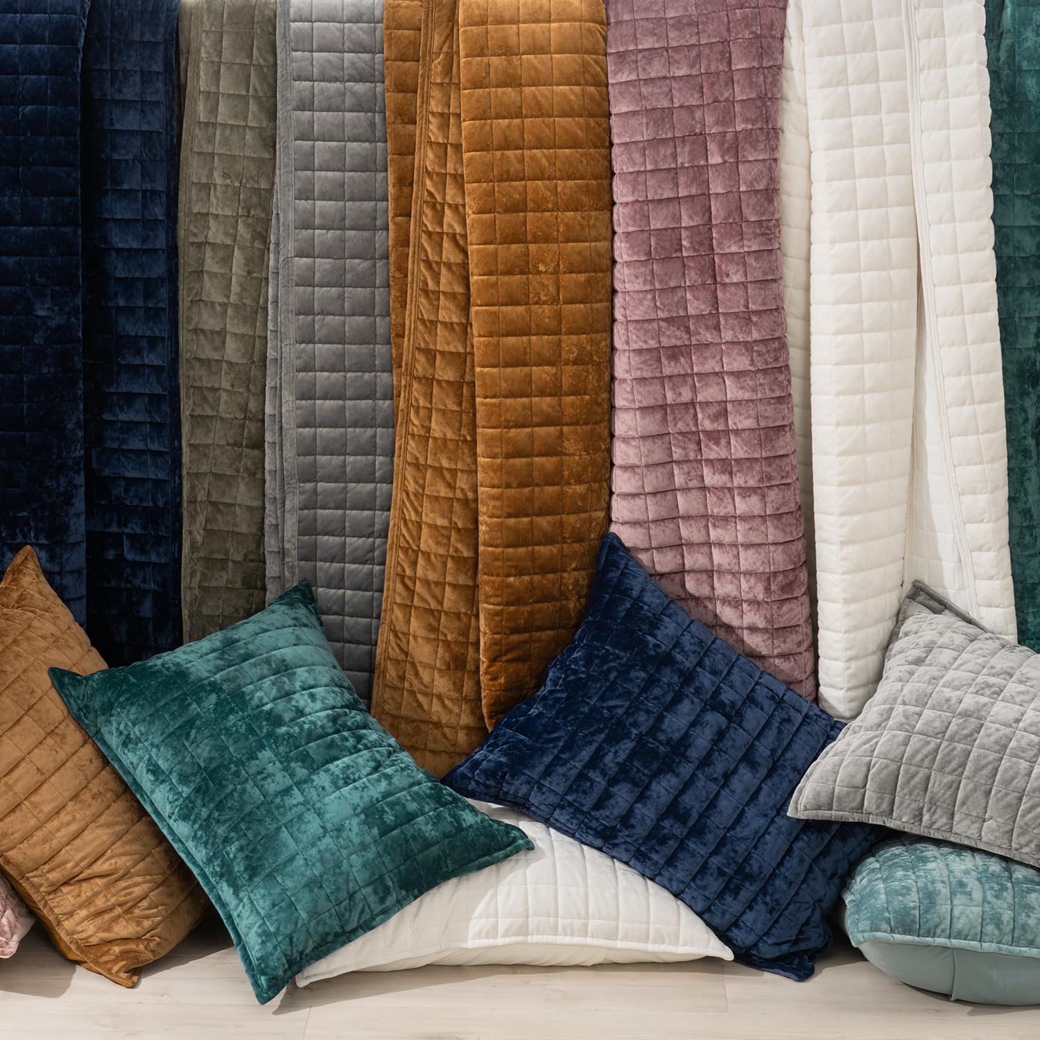 RECYCO folded flat-lay showing fabric drape and soft brushed finish