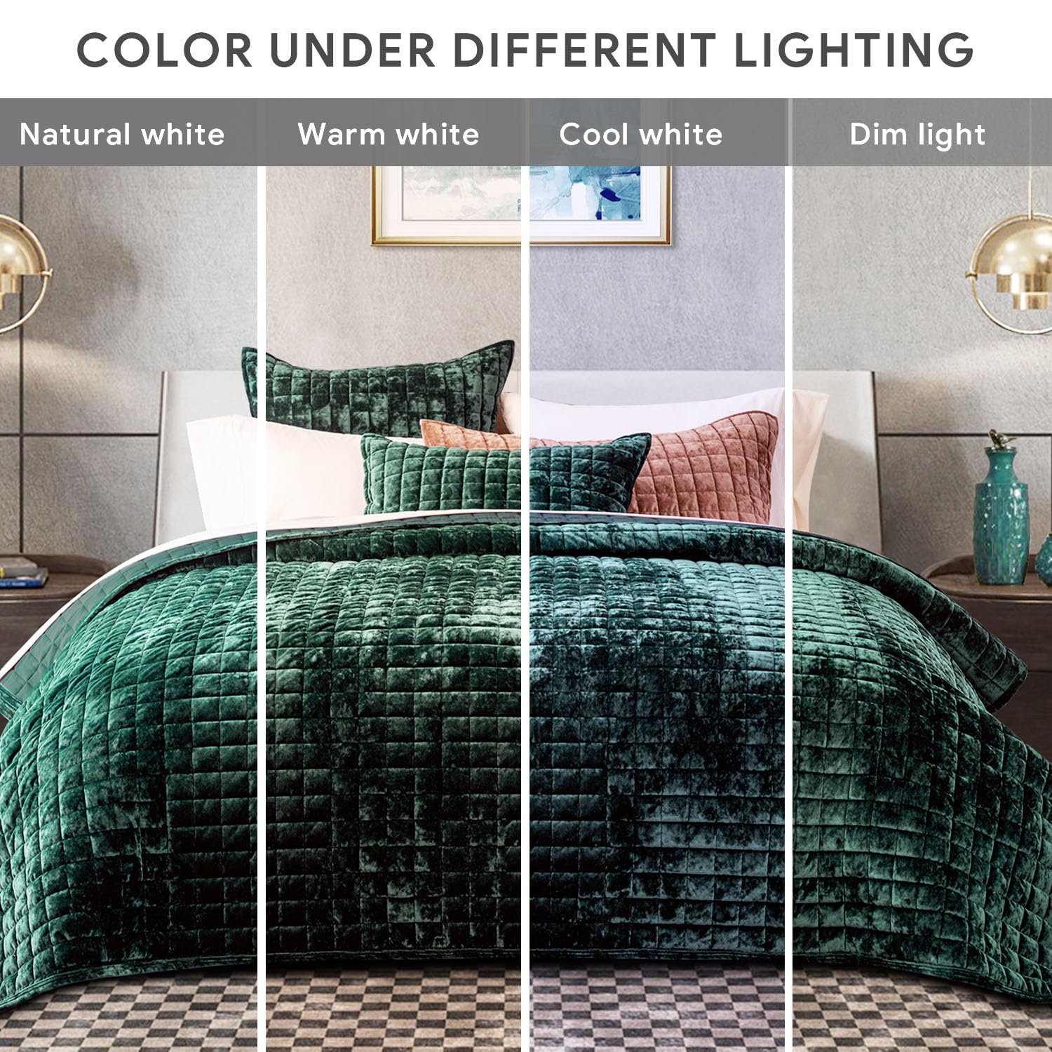 RECYCO king bed size comparison showing full coverage for large beds