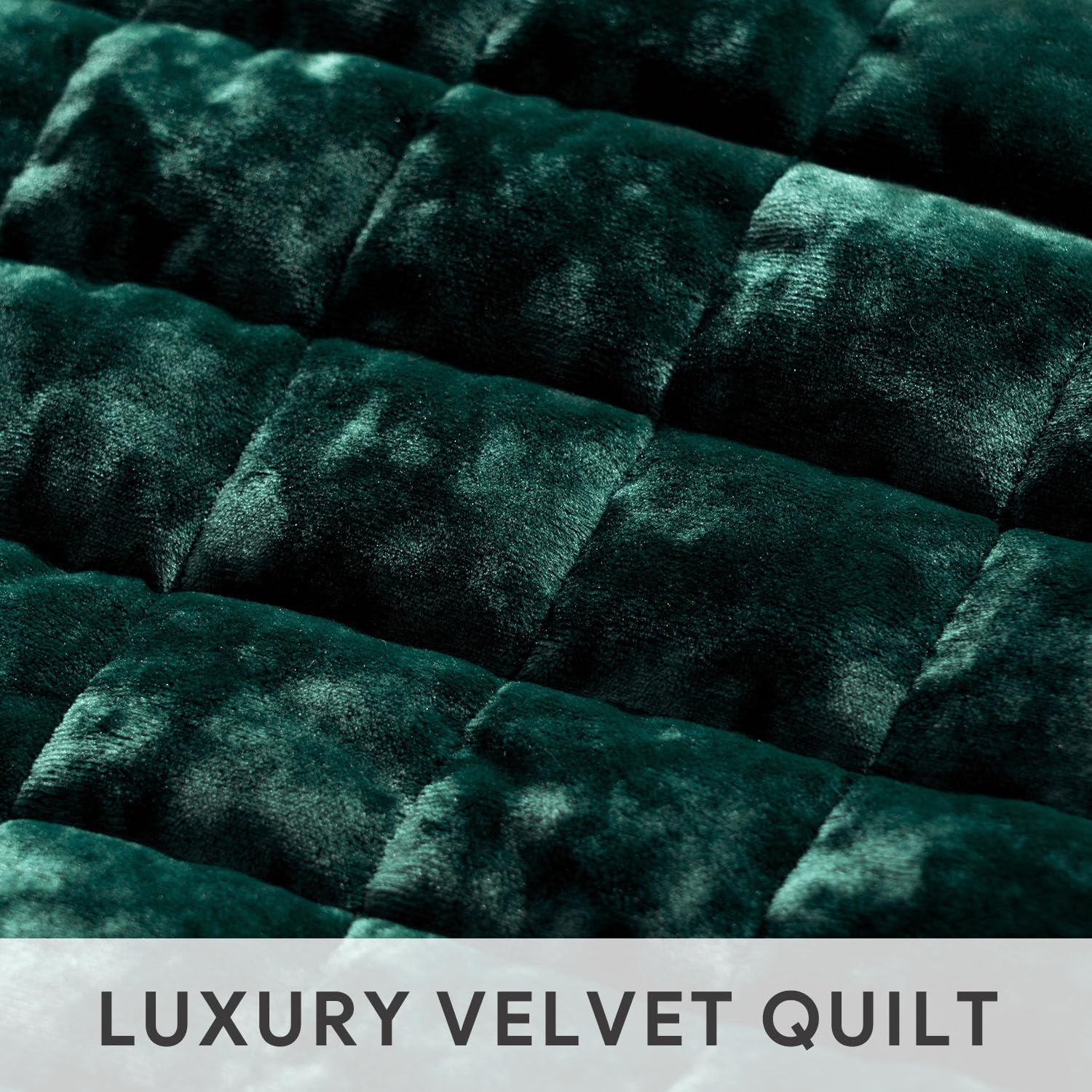 RECYCO quilt styled in a bedroom scene offering elegant color and cozy appeal