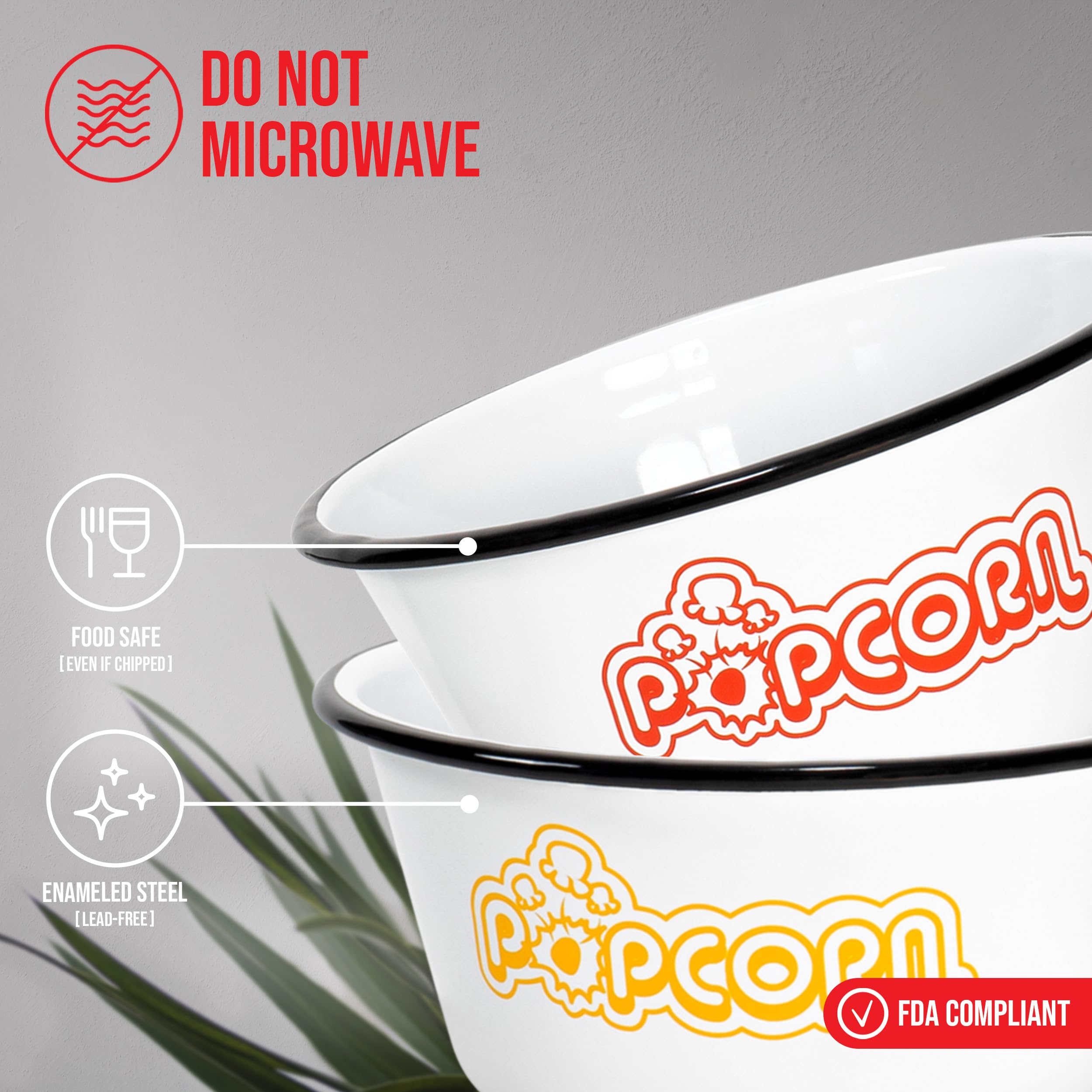 Red Co. bowl in use on a couch for movie night offering spill-safe, lightweight serving