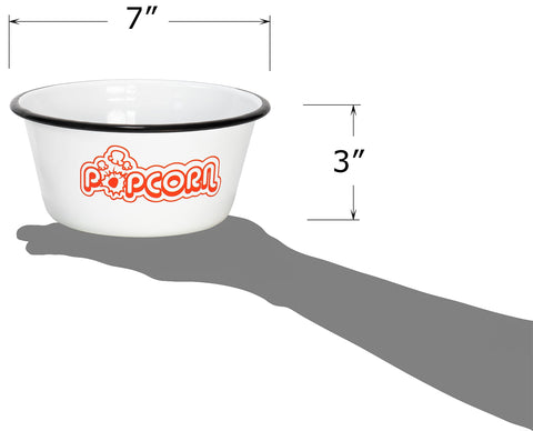 Red Co. four bowls showing blue green red yellow prints to personalize guest servings