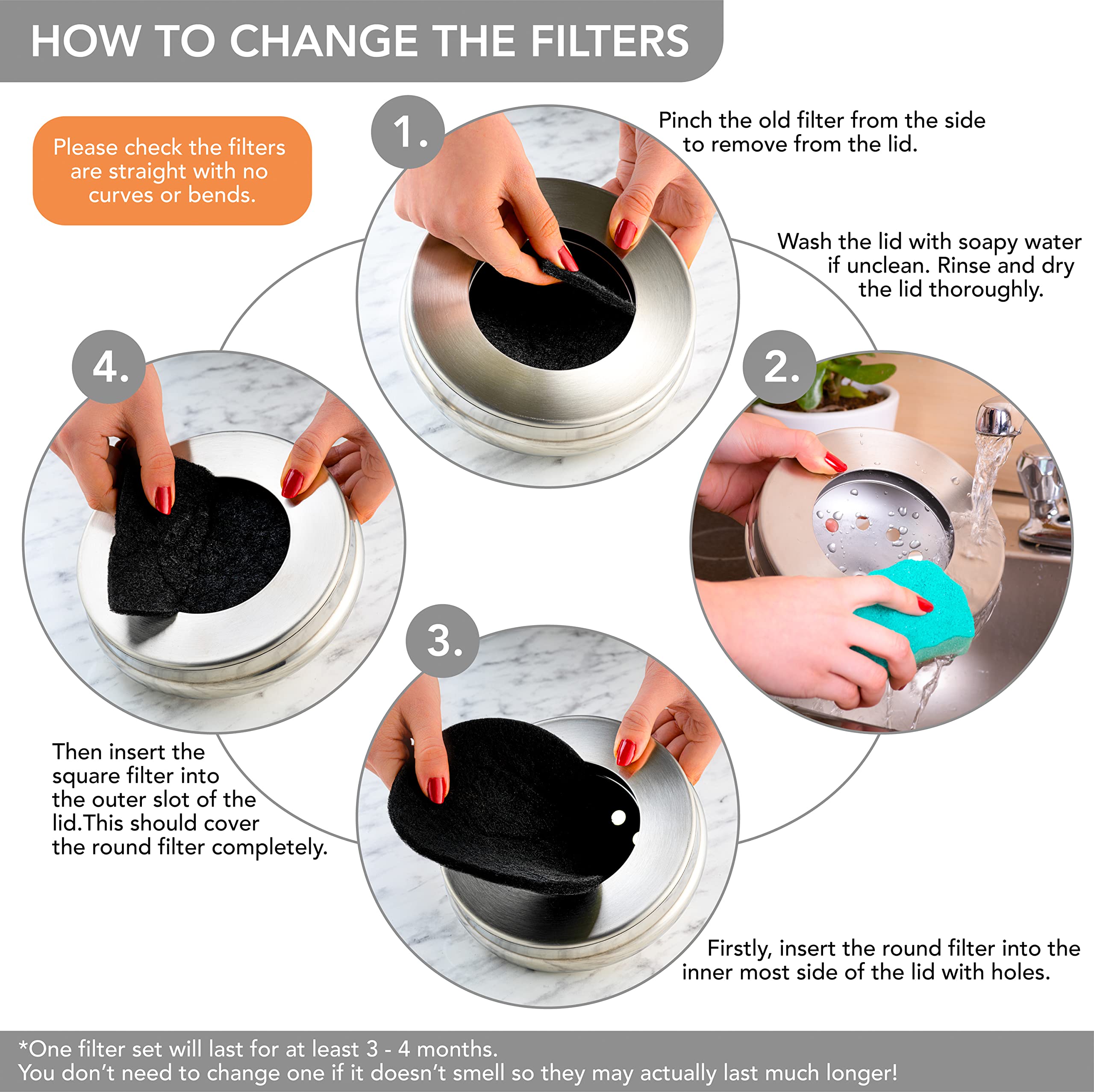 RED FACTOR spare filter pack included illustrating immediate replacement convenience