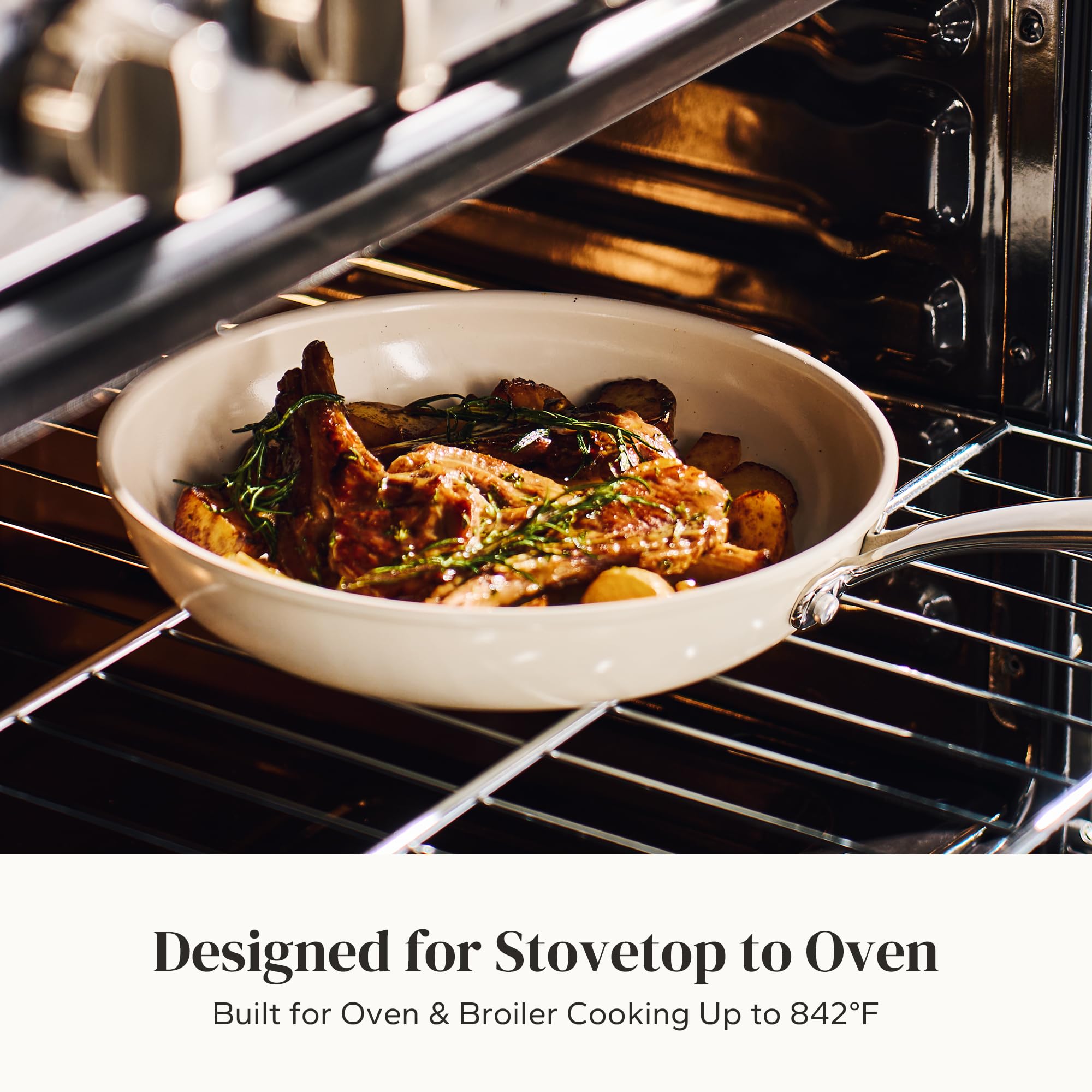 redchef pan on induction cooktop showing compatibility and quick heating