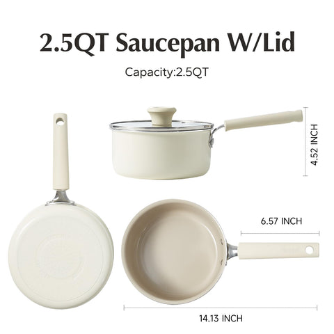 Redchef saucepan in a bright kitchen setting showing everyday versatility and style
