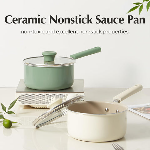 Redchef saucepan side profile highlighting shape and balanced weight
