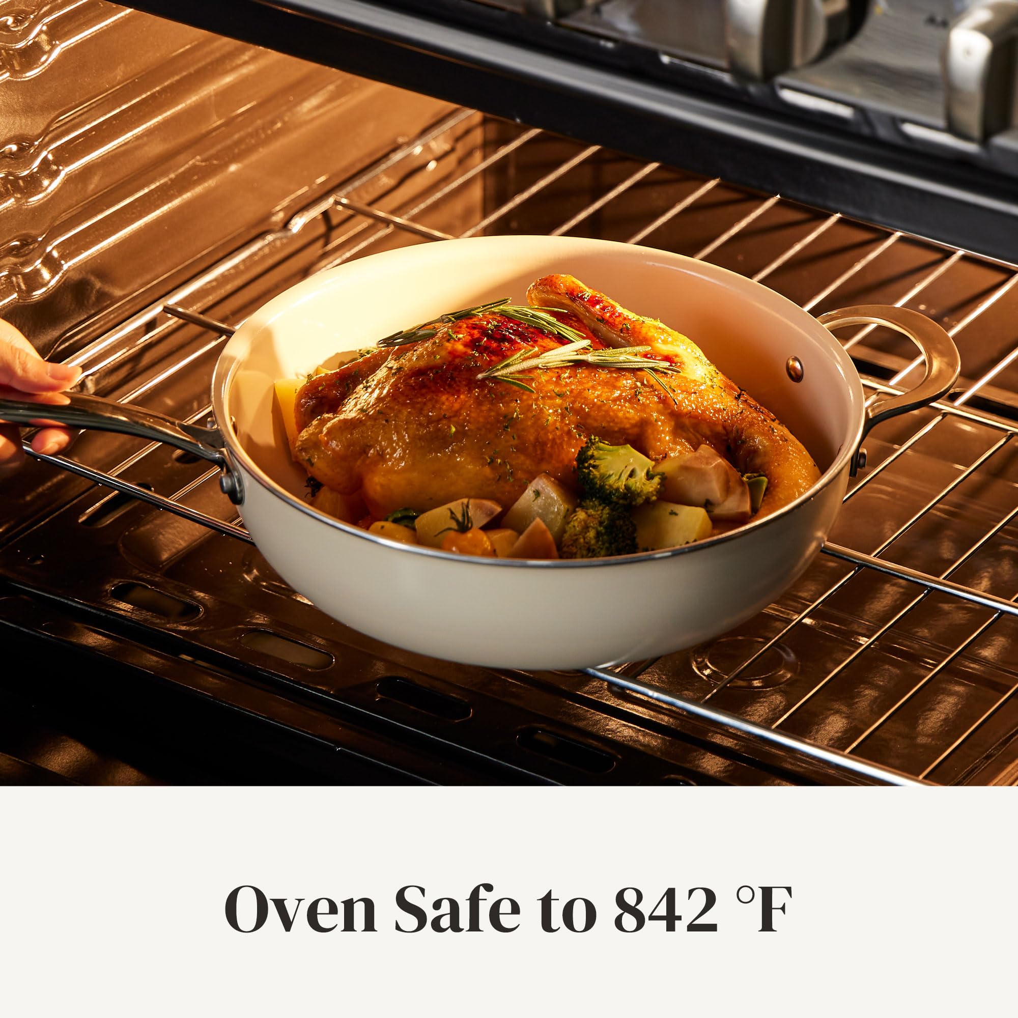 Redchef tempered glass lids offering visibility and reduced splatter
