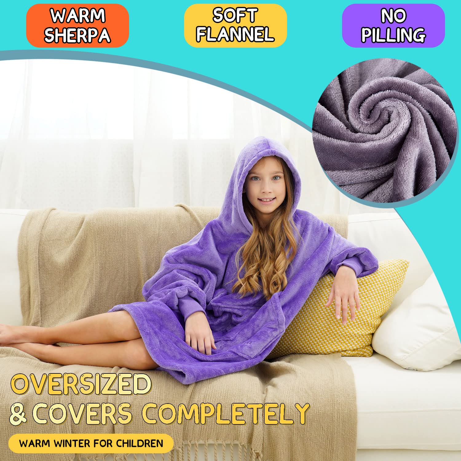 REDESS fabric texture showing microfiber face and plush sherpa warmth