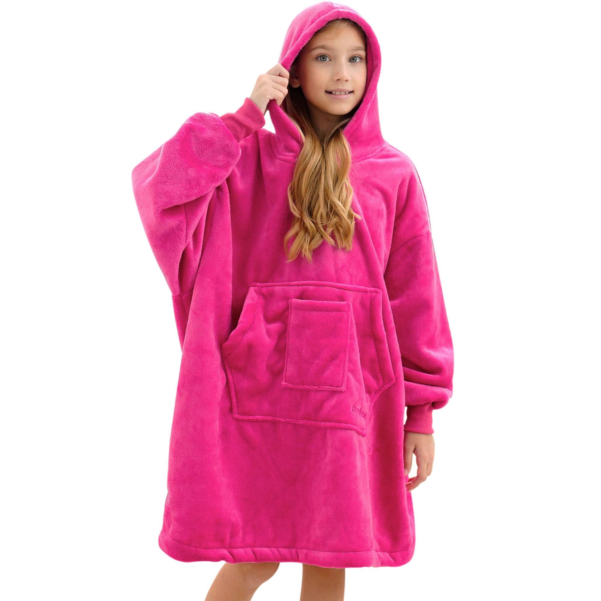 REDESS front view hoodie showing oversized fit and cozy look for kids
