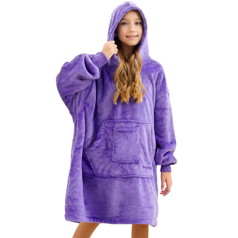 REDESS front view hoodie showing oversized fit and cozy warmth