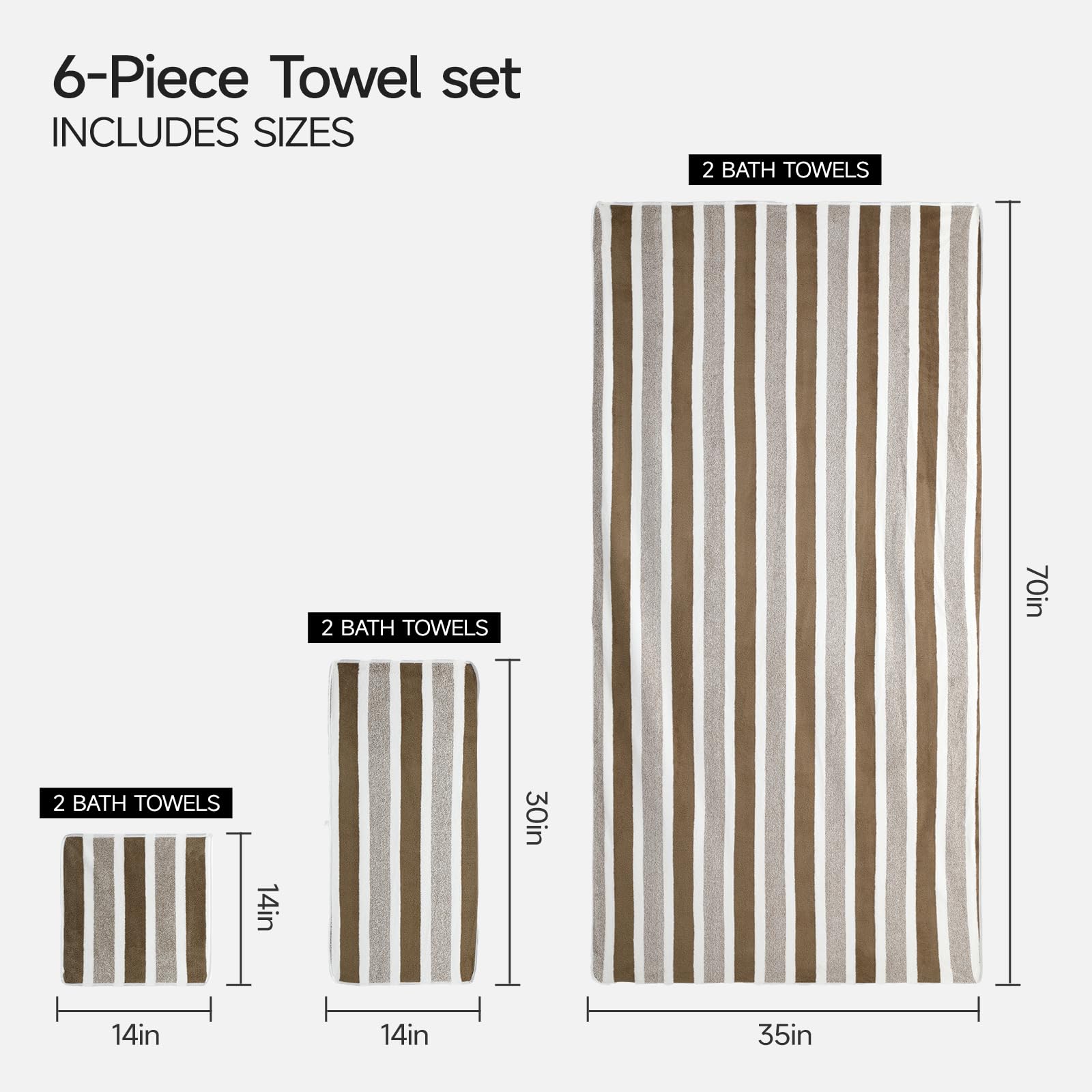 REDKISS oversized bath towel draped over rail showing quick-dry benefit
