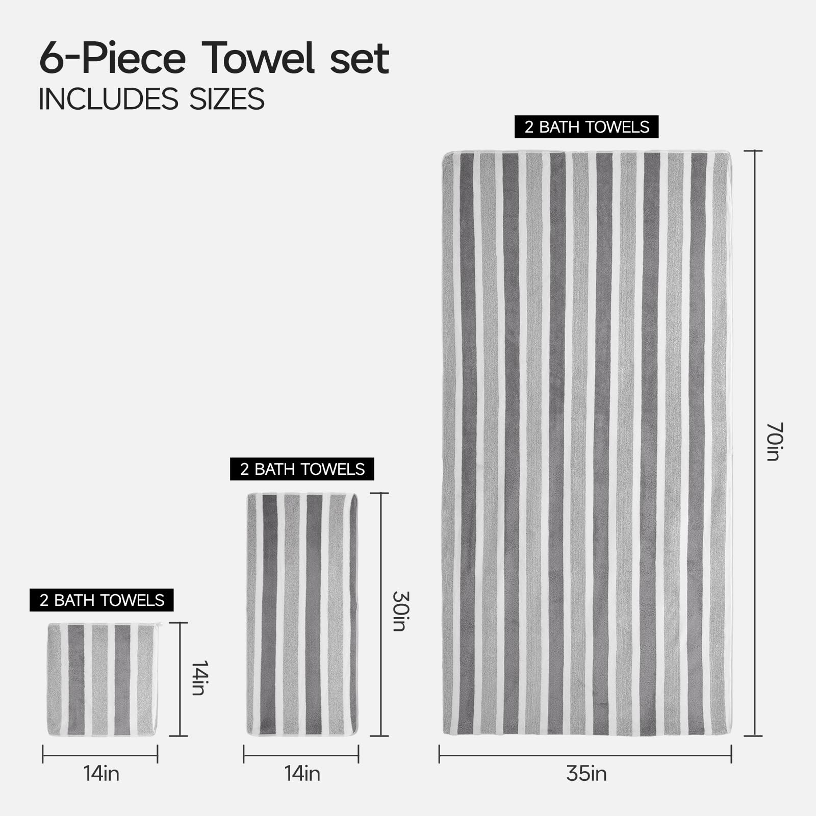 REDKISS oversized bath towel wrapped on person demonstrating full coverage and comfort