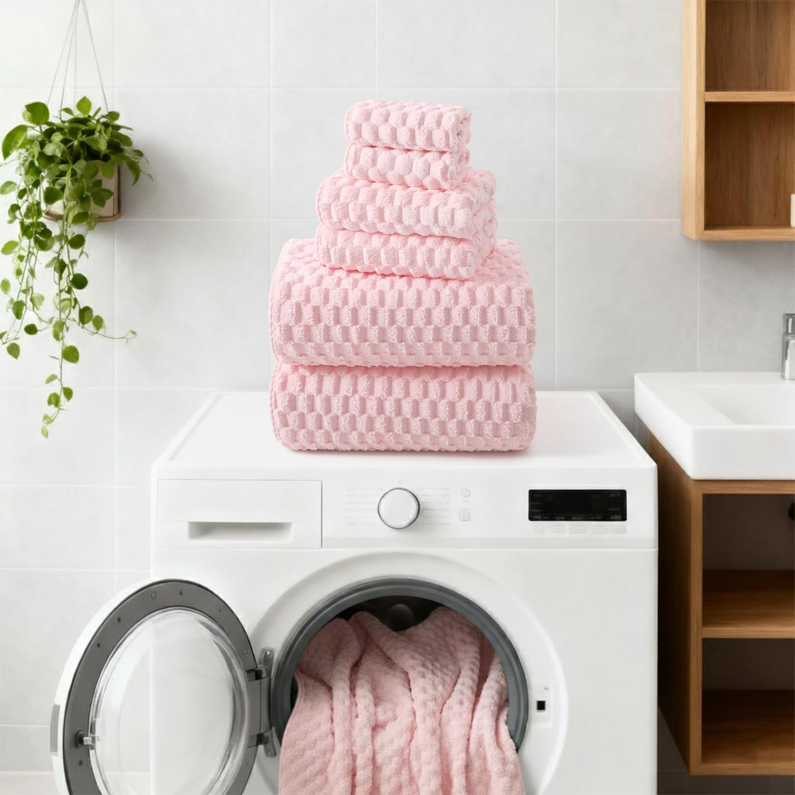 REDKISS hanger loop and edge stitching showcasing durability and tidy storage