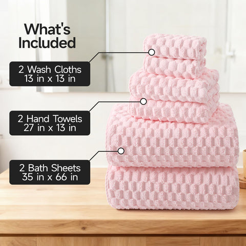 REDKISS waffle texture closeup highlighting absorbent surface and soft feel