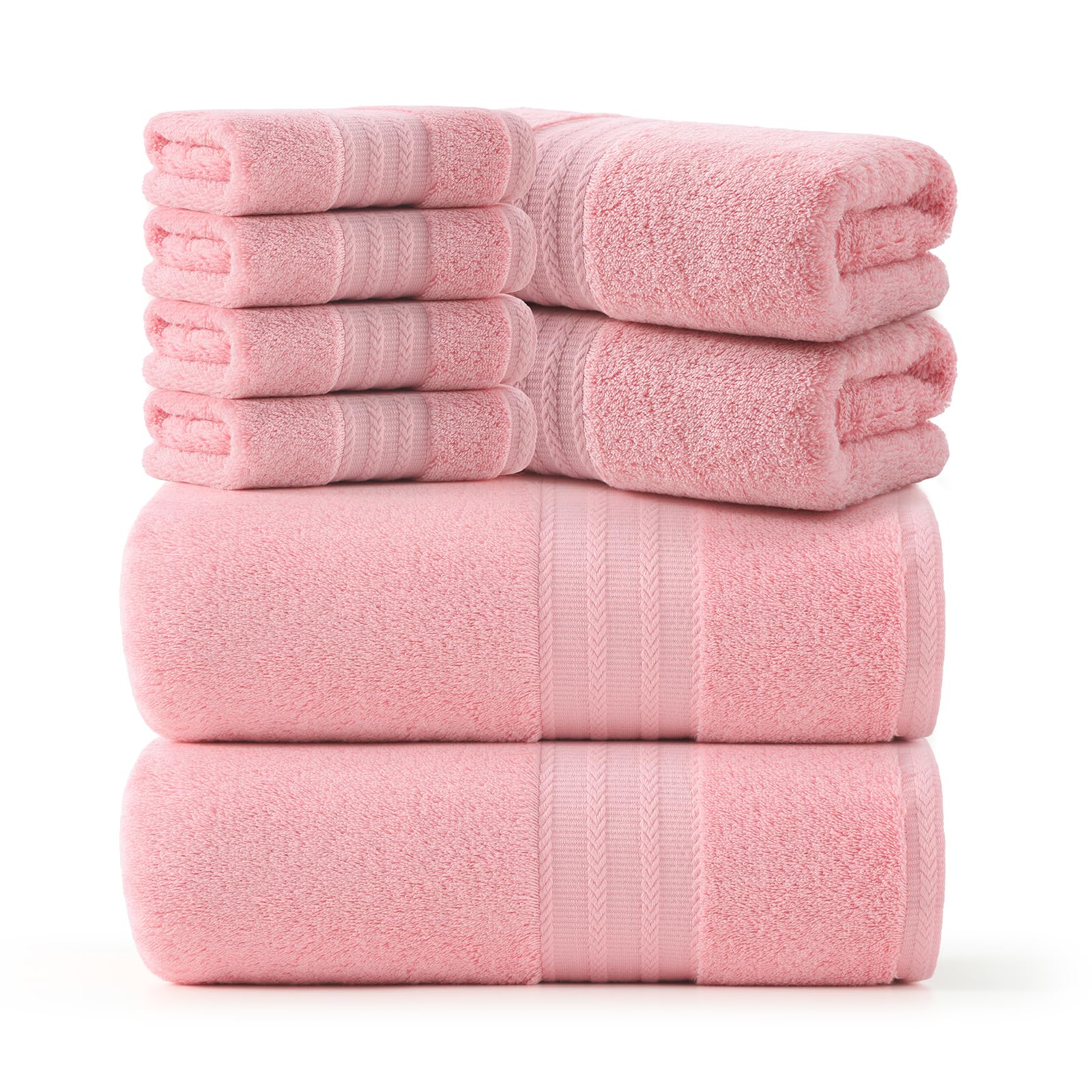 REDKISS towels beside a ruler to show accurate sizing and true-to-scale dimensions