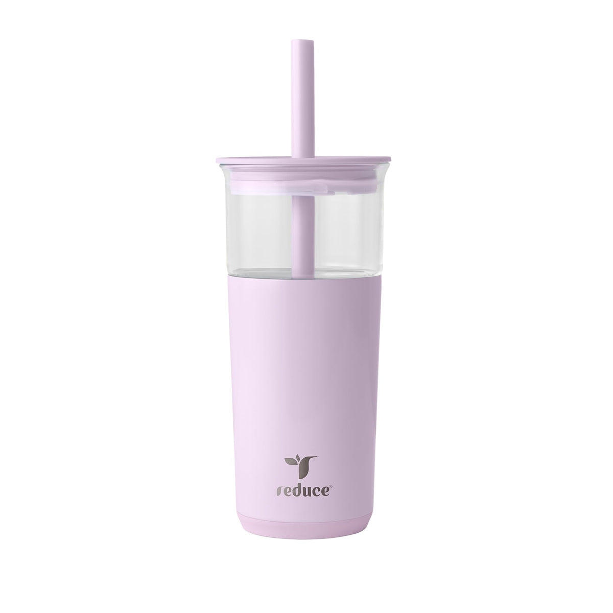 REDUCE Aspen front view showing tumbler and lid, showcases sleek design and spill protection