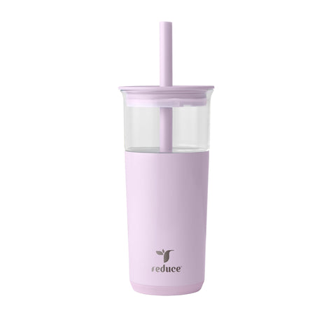 REDUCE Aspen front view showing tumbler and lid, showcases sleek design and spill protection