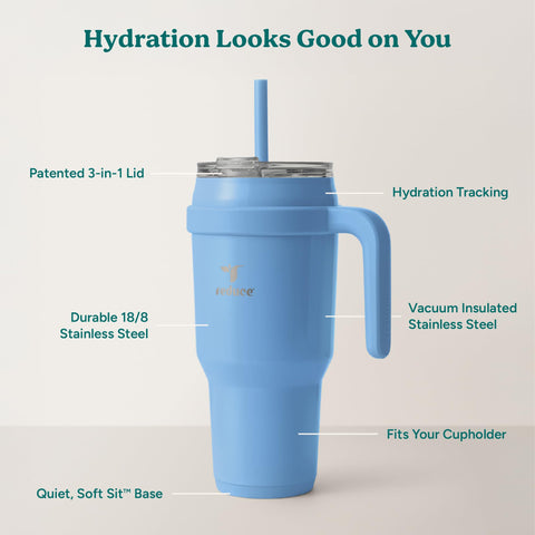 REDUCE Cold1 interior ounce markings visible to track hydration precisely