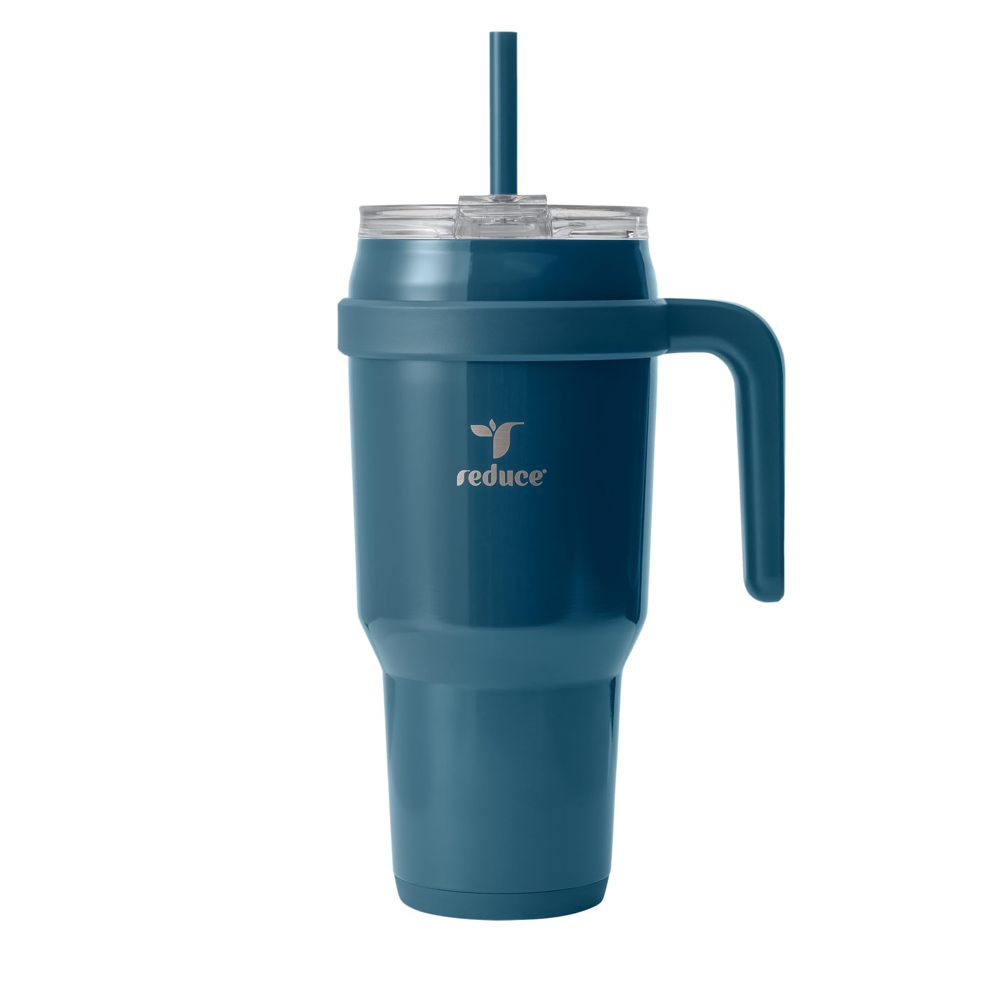 REDUCE front view showing full 40 oz tumbler and sleek finish for durable hydration