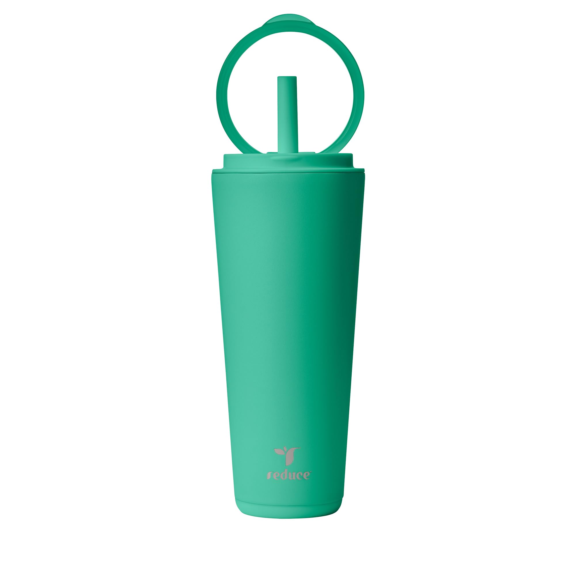 REDUCE Halo front view showing sleek 32 oz tumbler and ergonomic shape for portability