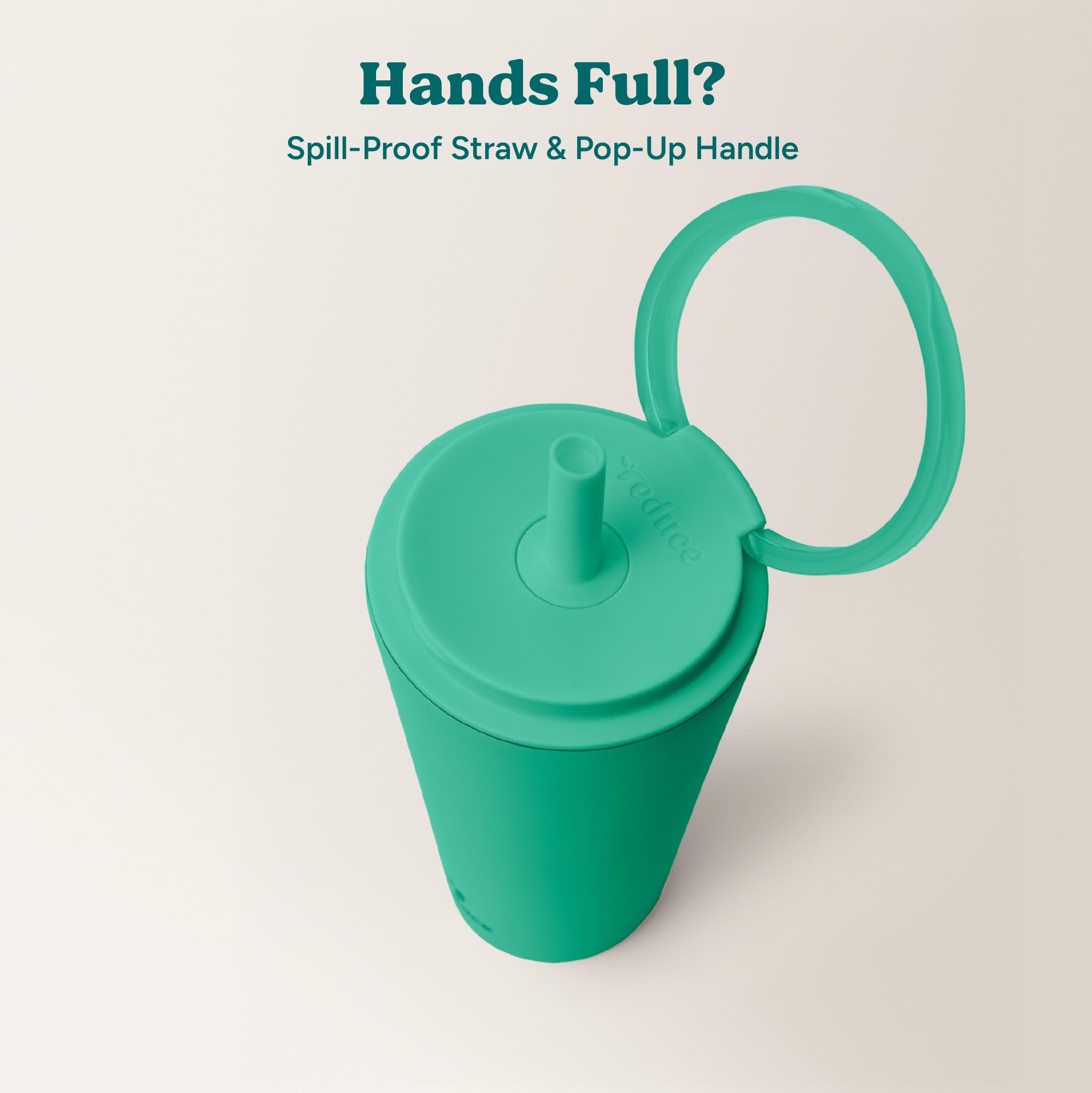 REDUCE Halo seated in car cupholder proving cupholder-friendly travel stability