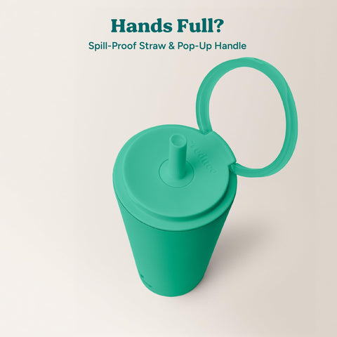 REDUCE Halo seated in car cupholder proving cupholder-friendly travel stability