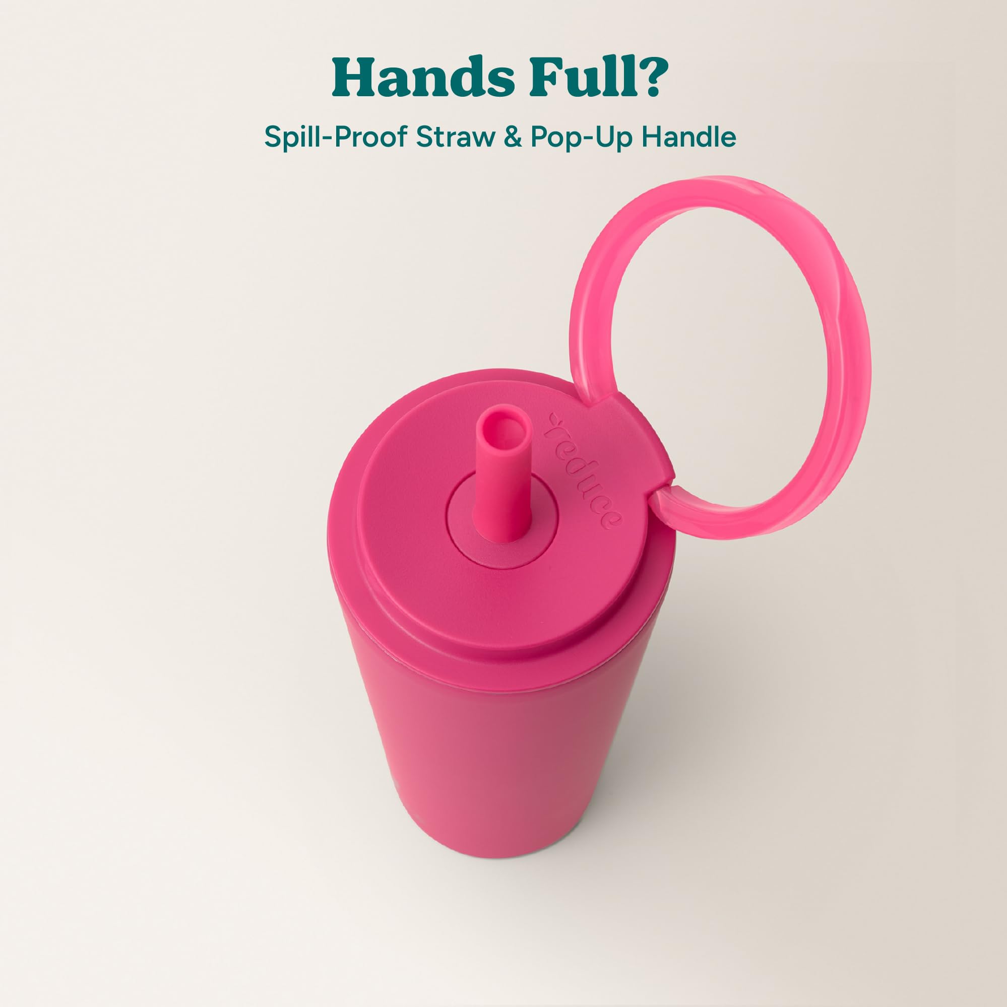 REDUCE Halo fitting a car cupholder for convenient travel placement