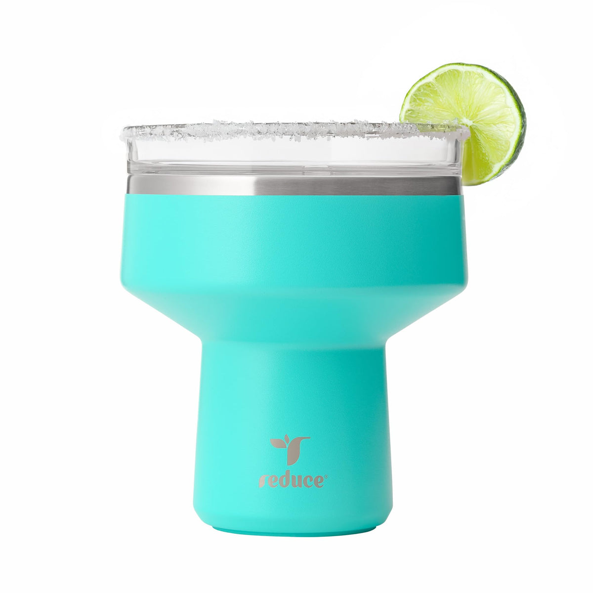 REDUCE Saltini front view showing elegant stem and matte finish for stylish serving