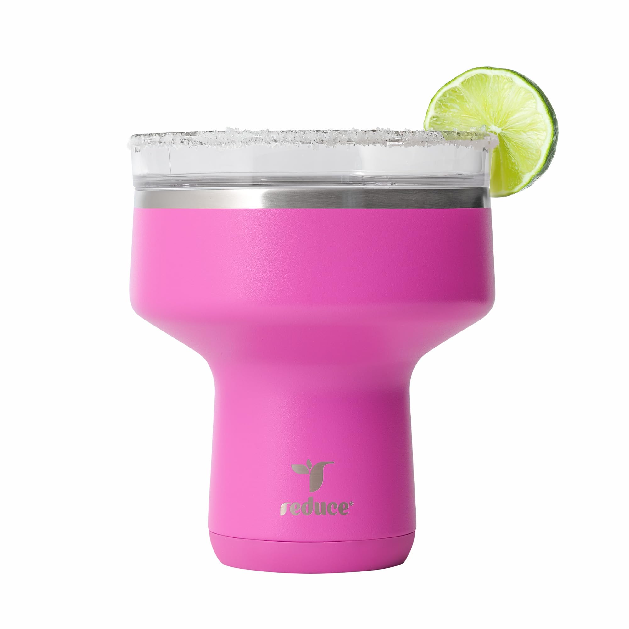 REDUCE Saltini front view showing elegant stem and chilled drink benefit