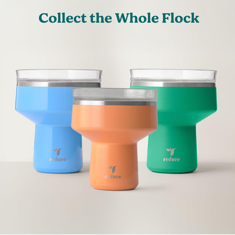 REDUCE Saltini held in hand to show 16oz scale and comfortable, balanced grip