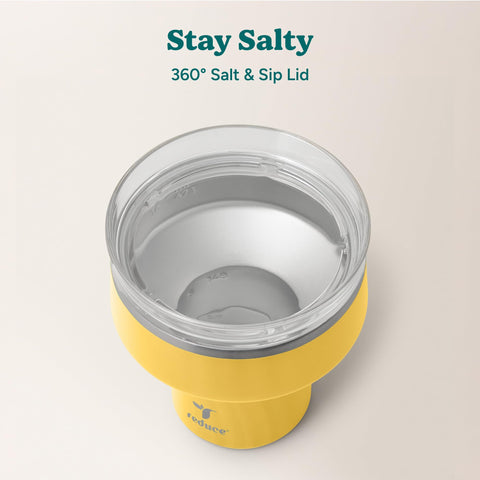 REDUCE Saltini held in hand showing comfortable grip and stable stem