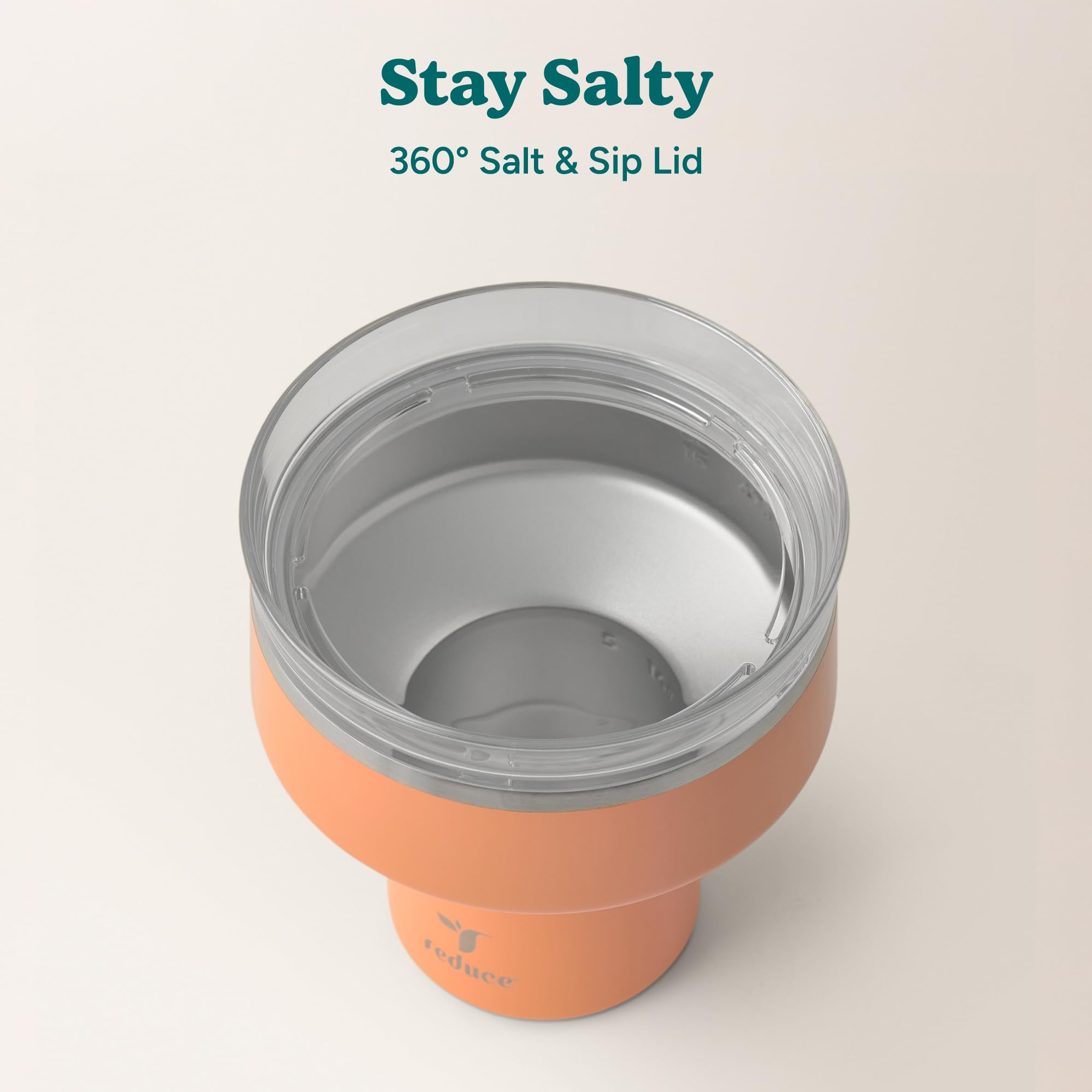 REDUCE Saltini in hand showing size and portable design for comfortable carrying