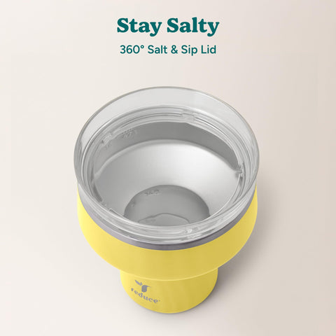 REDUCE Saltini held in hand to show 16oz scale and comfortable stem grip advantage
