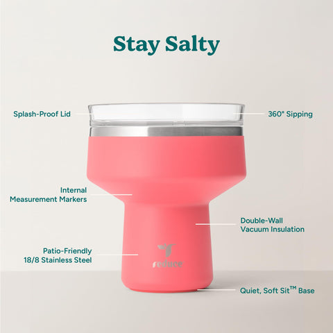 REDUCE Saltini insulation cross-section illustrating vacuum walls and long cold retention